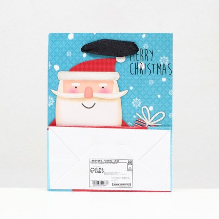 Laminated "Santa Claus" package 11.5 x 14.5 x 6 cm-3