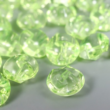 Buttons plastic on midnight "Yellow crystal" 1.3x1.3 cm set 35 pcs 4.8x3.7x3.7 cm-2
