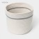 Basket for storage ladled handmade LadoM "Dorian", 25 × 25 × 22 cm, white-gray color
