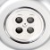Lumina Night -bend "PushLite" 4xled 1.5W battery AAA 7cm. silver