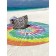Pareo and beach rug "Colorful whirlwind", D = 150 cm