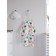 Apron kitchen with a photo print "Santa in the snow", adjustable, size OS