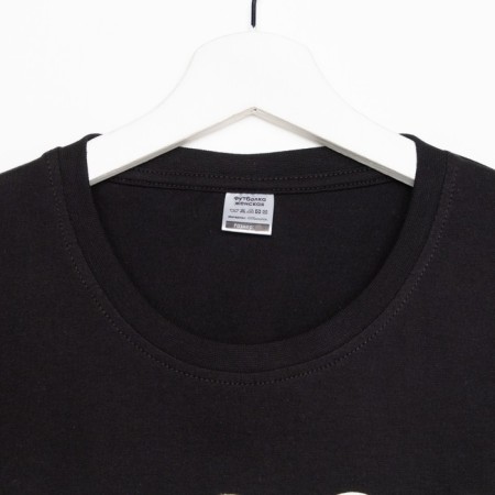 Women's T -shirt with print "Ladi Boss", Black color, size 46-4