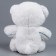 Soft toy "Bear with pearls", 25 cm, blue color
