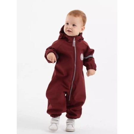 Combiason children's demi-season Rant Cyclone, height 92 cm, burgundy-red color