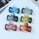 Hair crab "Candy" matte bow, 7 cm, mix