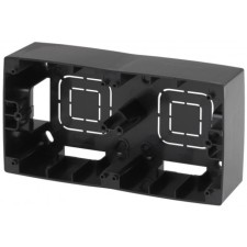 Box for overhead installation, 2 posts, era12, black