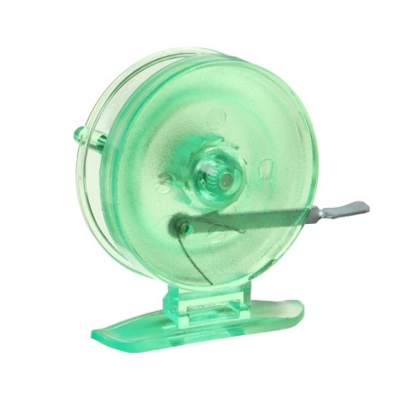 Inertial coil, plastic, diameter 6.5 cm, light green color, 808s-6