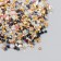 Decor for creativity in the jar "Natural stone with glass - Golden classics" 20 grams 5x2.2x2.2 cm