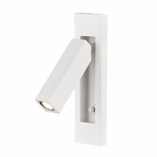 Wall lamp Mantra Gokova, Led, 210lm, 3000k, 58x50x165 mm, matte white color