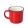 Porcelain shade "Dragon", 380 ml, red color