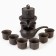 A set for the tea ceremony 8 in 1, for 6 people, a bowl of 60 ml, a kettle 200 ml