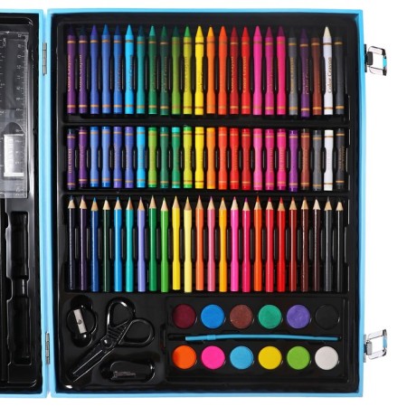 Drawing set, blue-4