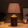 E14 40w 40w Brown Brown Path with Golden Patina 22x22x36 cm