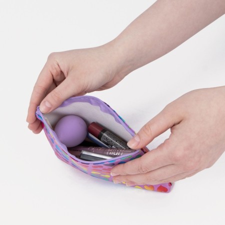 Lightning cosmetic bag, lilac color/multi -colored-3