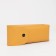 Case for glasses on the button, yellow color