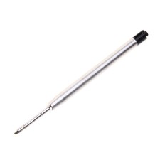 Ballic shaft 0.5 mm, for fountainrs, metal for automatic pens, 99 mm, black ink black