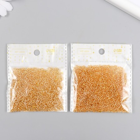 Round beads 12/0 "caramel" 20 g-3