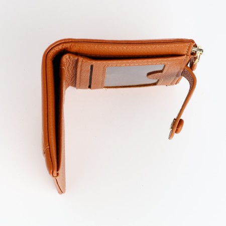 Women's wallet on the button, redhead color-4