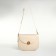 Women's bag on the Textura valve, medium size, dairy color