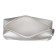 Penal is soft, 1 department, 55 x 195 x 60 mm, voluminous, artificial leather, with a window, nylon, Phoenix "Diamond" Gray 61313