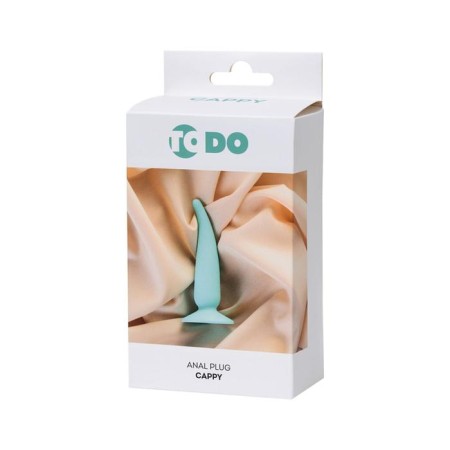 Anal plug sappy, silicone, mint color, 12.5 cm, d = 2.7 cm-3