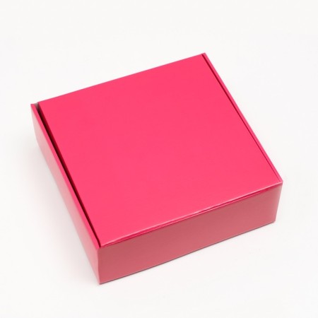 Self -charged box, red, 23 x 23 x 8 cm-1