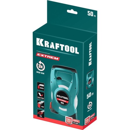Geodetic tape Kraftool 34185-50, steel tape, 50 m-9