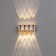 Facade lamp "Elegant", FSD-041, 8 W, 3000K, 4 rays, IP65, 220 V, plastic, white