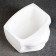 Kashpo - organizer "David's lips" white, 16x11.5x16cm