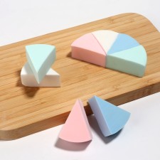 Спонжи для макияжа, набор - 8 шт, 3,5 × 3 см, разноцветные
