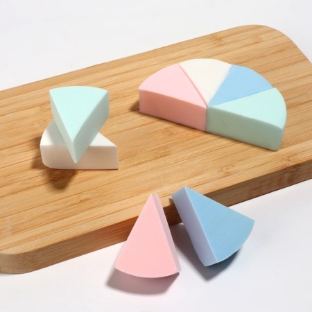 Makeup sponge, set - 8 pcs, 3.5 × 3 cm, multi -colored