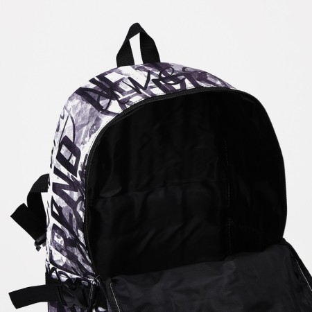 Young backpack from textiles on lightning, 3 pockets, color gray color-3