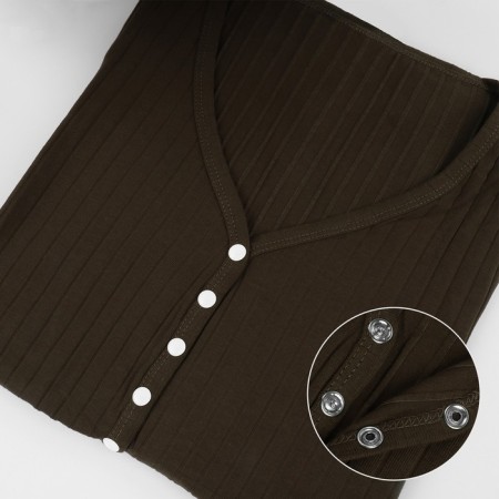 Shirt button, closed, d = 9.5 mm, white color-3