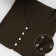Shirt button, closed, d = 9.5 mm, white color
