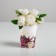 A glass for the flowers Only for You, White, 350 ml