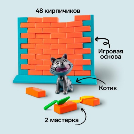 The board game "Save the cat", dexterity, 2-4 players, 3+-1