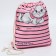 A bag for shoes with a pocket, 28x37 cm, cats aristocrats