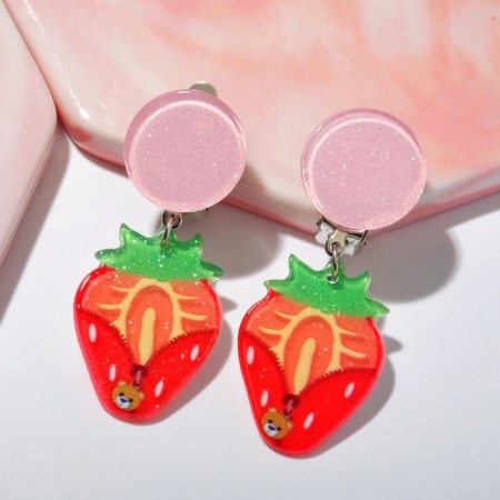 Children's clips "Choselka" summer, strawberries, colored