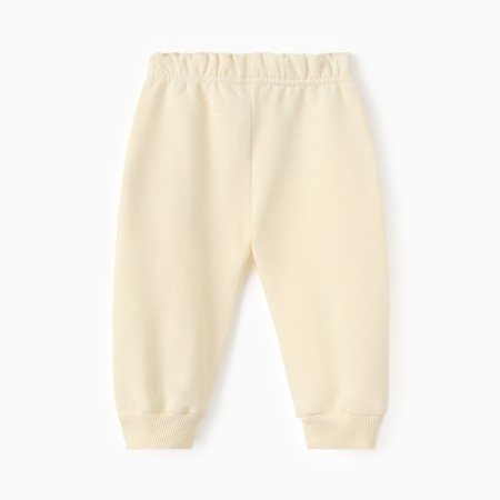 Pants for the baby Minaku: Basic Line Baby, Milk color, height 68-74-9