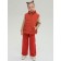 Vest for girls, height 104 cm, orange color