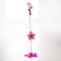 Musical microphone on the princess stand, light, sound