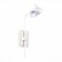 Sconces st. SL1801.501.01. Minne. 1x60 W, E14, 18x58 cm, white color