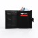 Male purse on Magnet, 3 in 1, for bills, auto documents and passports, black color