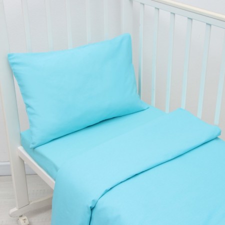 The bedding set "Baby I" Sea Wave 112*147 cm, 60*120+20 cm, 40*60 cm, 100% cotton-1