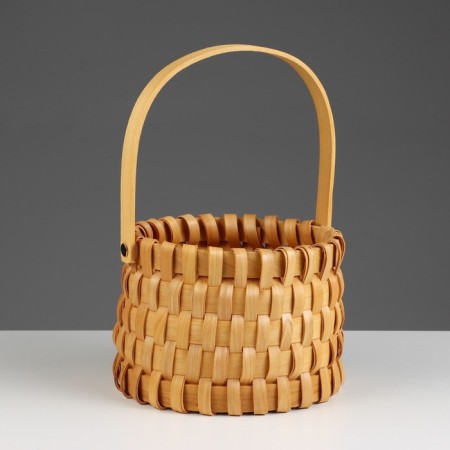 Wicker basket, rattan, 17x12.5/26 cm, 1 pc., Natural-1