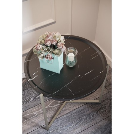 Bruno's table, 575 × 757 × 500 mm, black marble color-1