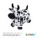 Zabiaka "Cow", textile finish, h = 50 cm, 1,400 g