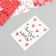 Cardboard "Hearts" set 10 pcs (5 types) 4x6 cm