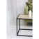 Table Journal Loft with chipboard, 941x488x488, black MuAr/Dub Sonoma